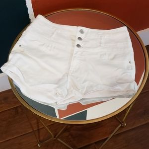 White short shorts